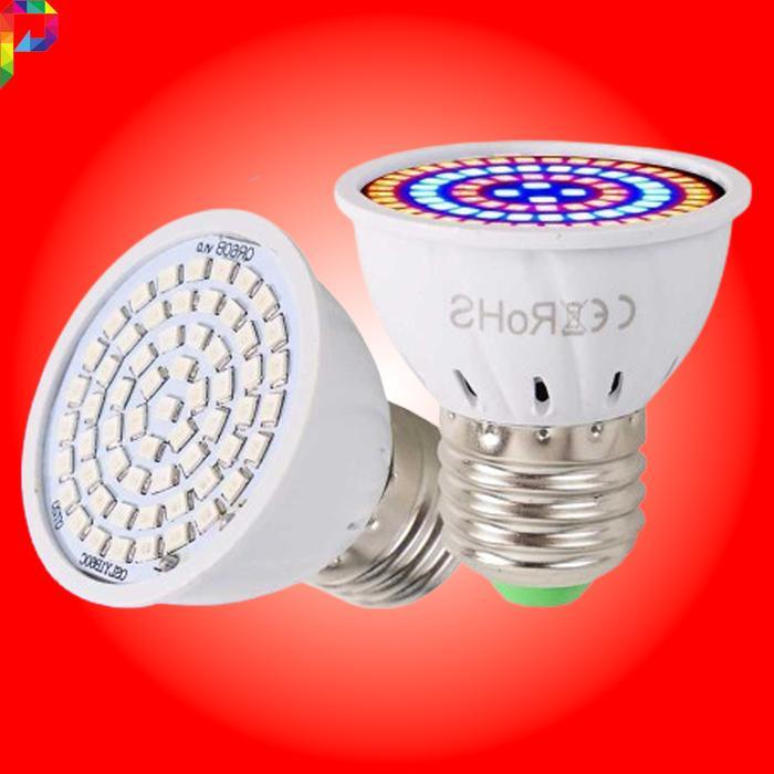 Lampu LED UV Ultraviolet Tanaman Tumbuhan LED Grow Light Hidroponik Indoor 2 Color E27