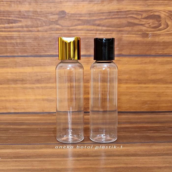 BOTOL PRESSTOP 100ML PET CLEAR / BOTOL PLASTIK 100 ML TUTUP PRESSTOP