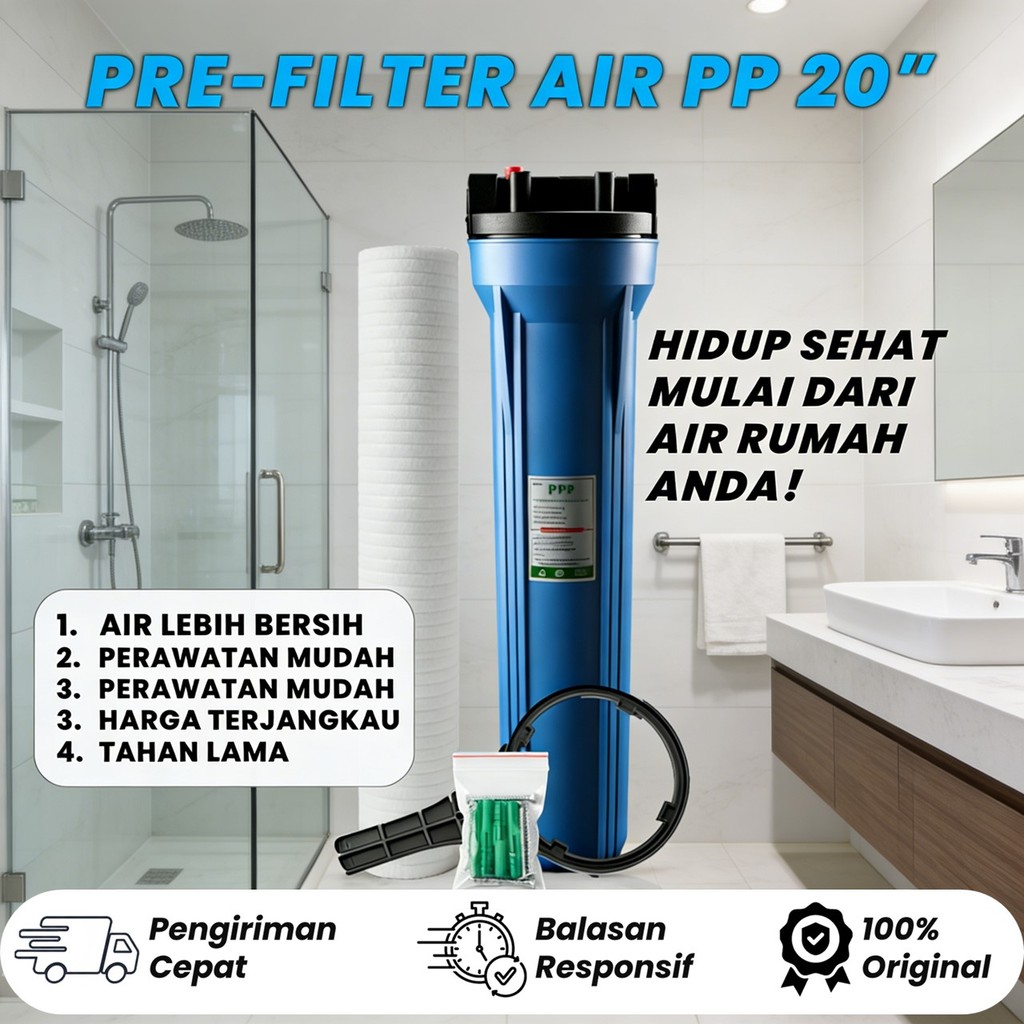 HOUSING FILTER AIR  20" + Filter PPF 5 Micron