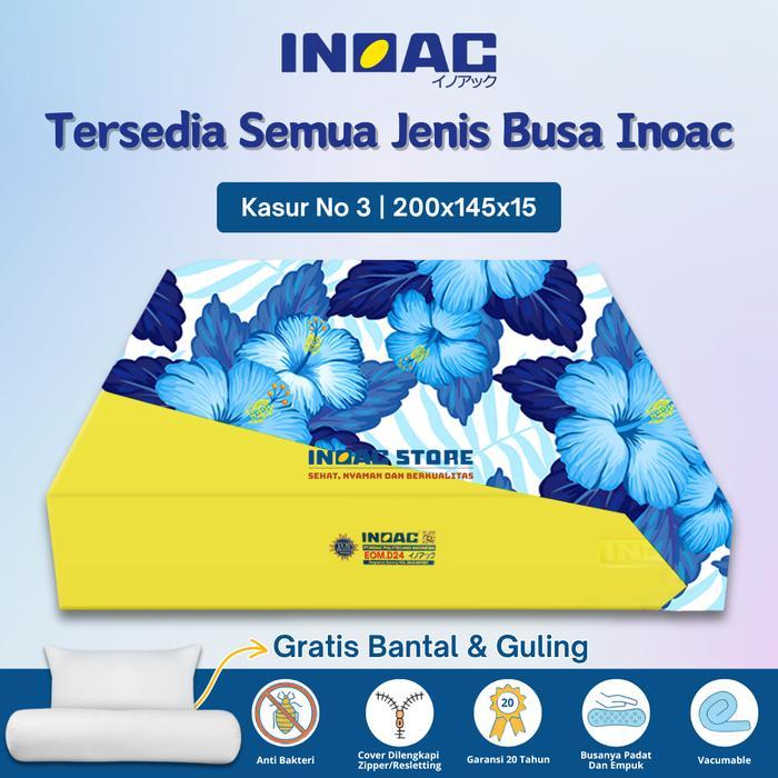 [200x145x15] Kasur Busa Inoac No.3 Tebal 15 cm Garansi 20 Tahun