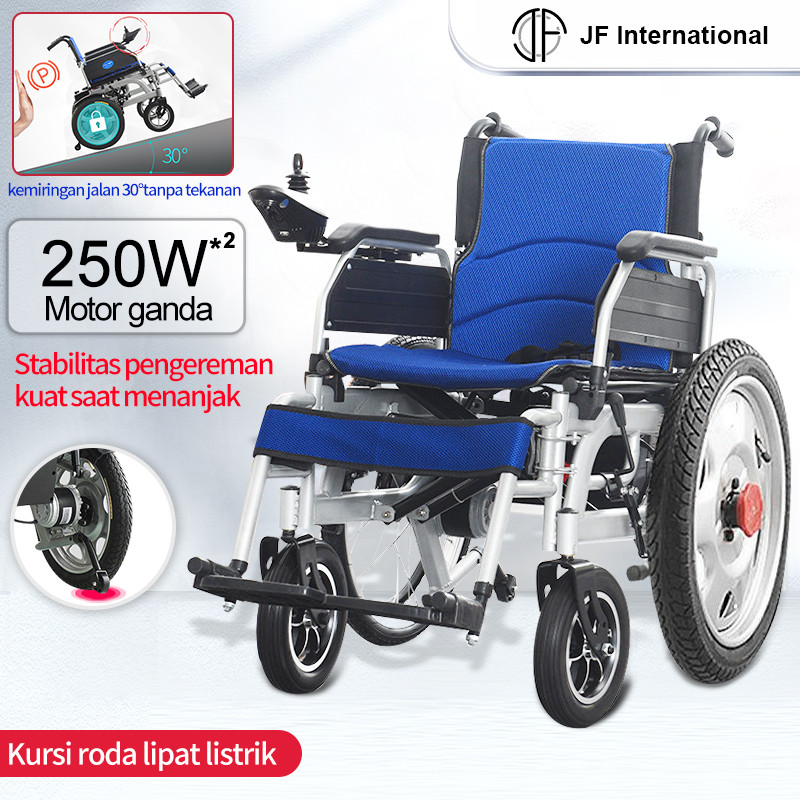 Kursi Roda Elektrik OT29B Bisa Lipat Ekonomis / Kursi roda lansia / Kursi roda medis / Kursi roda li