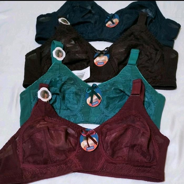 Sister.Grub - { 3 Pcs} Bh Sister Guini 408 Cup Besar Tanpa Busa Tanpa Kawat Kait 3