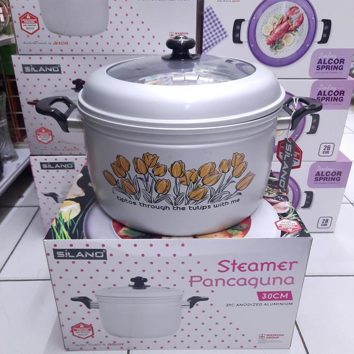 Maspion Panci Pancaa / Panci Kukus/ Dandang Kukus / Steamer 30Cm