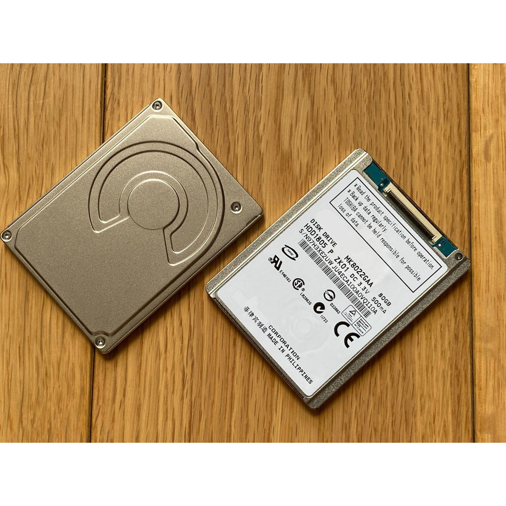 NEW1.8" MK8022GAA HDD1805 5MM ZIF Hard Disk Drive 80gb For iPod Classic 6 Gen 6.5 Gen 7/7.5 Gen