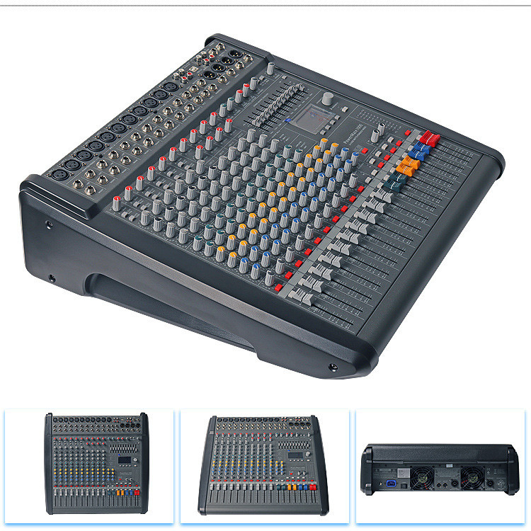 CMS1000-3 Professional Audio Mixer 10 Channel Studio Audio Console USB MP3 Input 48v Phantom Power