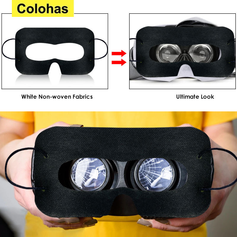 100/50PCS VR Disposable Eye Mask for Quest 3 Sweat Breathable Eye Mask Cover for Oculus Quest2 Pico 
