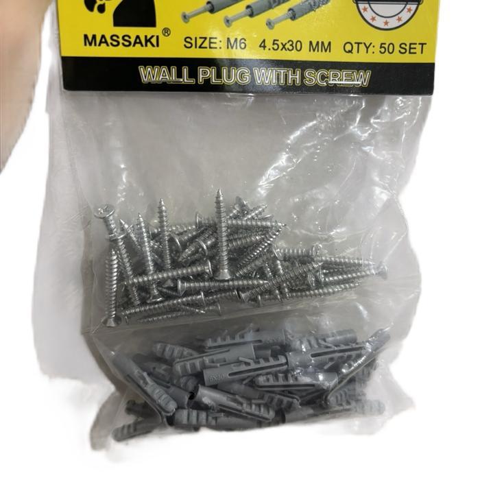 Paket PENGENCANG SEKRUP + Plastik Massaki S6 Komplit 1 Set + Sekrup