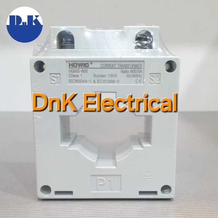 Current Transformer ( Ct ) 600A Merk Howig Hg 50L-600