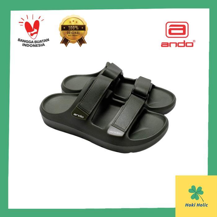 Ando Original Sandal Selop Slip On - Ando Gemoy Sendal Pria