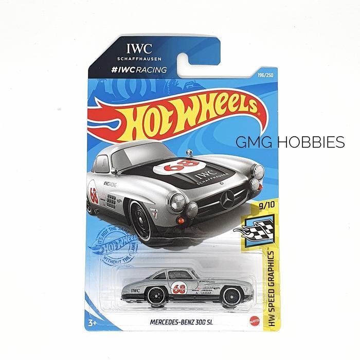 L 2021 MERCEDES BENZ 300 SL IWC SPEED GRAPHICS HOT WHEELS HOTWHEELS