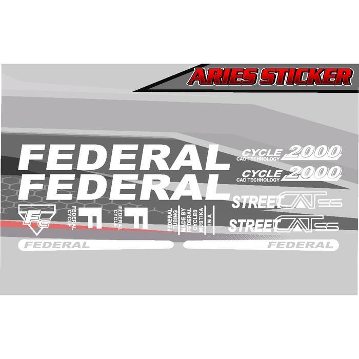 stiker speda federal street cat fc 2000 cutting