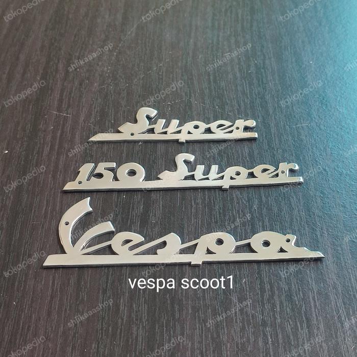 Tulisan Vespa 150 Super