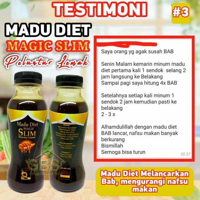 Terbaru Madu Diet Magic Slim Peluntur Lemak Original Ready