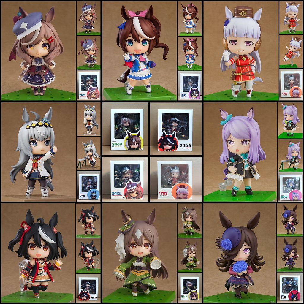 #2469 Umamusume Pretty Derby Rice Shower Anime Figure Tokai Teio/Oguri Cap/Gold Ship Action Figure