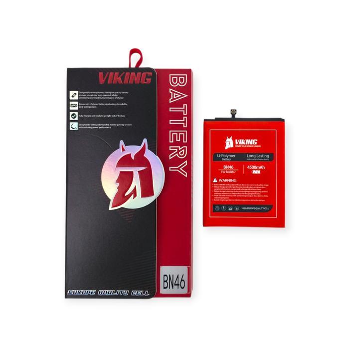 Viking Baterai Double Power Bn46 Compatible For Redmi 7 / Redmi Note 8 Batre Batrai Battery