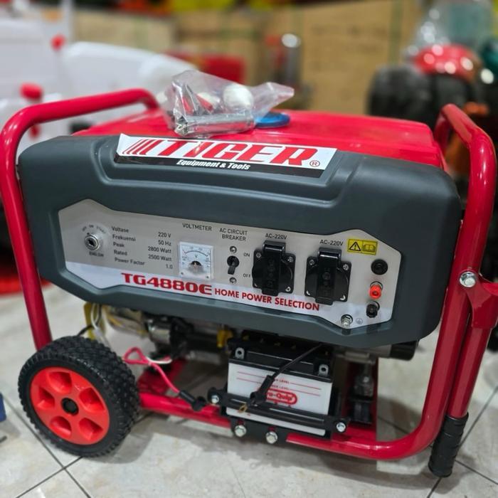 Generator listrik 2500watt tiger tg4880 / jenset listrik