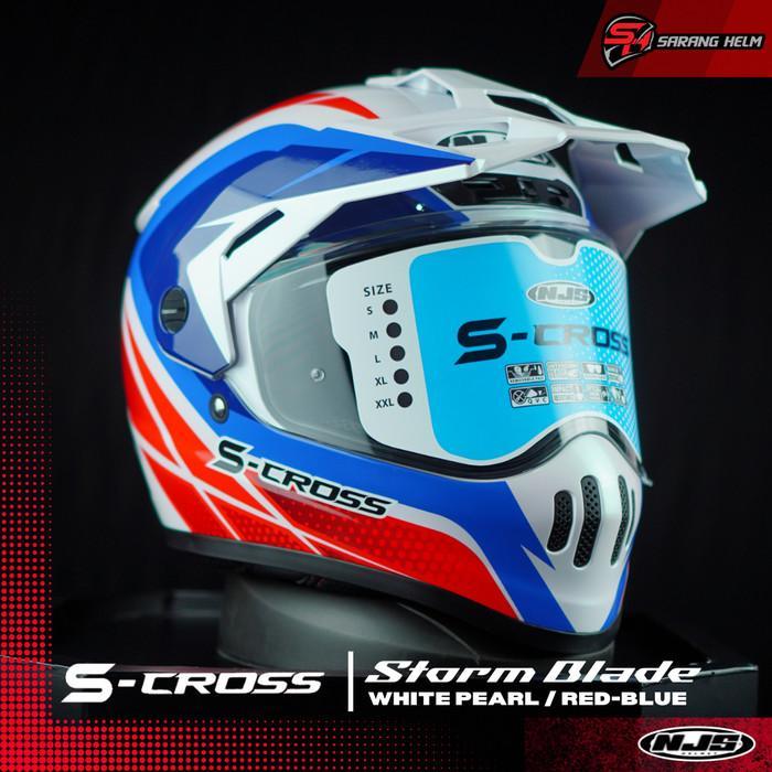 NJS S-Cross Storm Blade - Helm Fullface NJS Scross Scross NJS Adventure NJS Touring Helm Touring