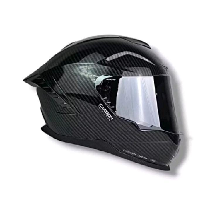 HELM FULL FACE VRC CARBON MOTIF CARBON ORIGINAL PAKET GANTENG HELM VRC CARBON FULL FACE PAKET