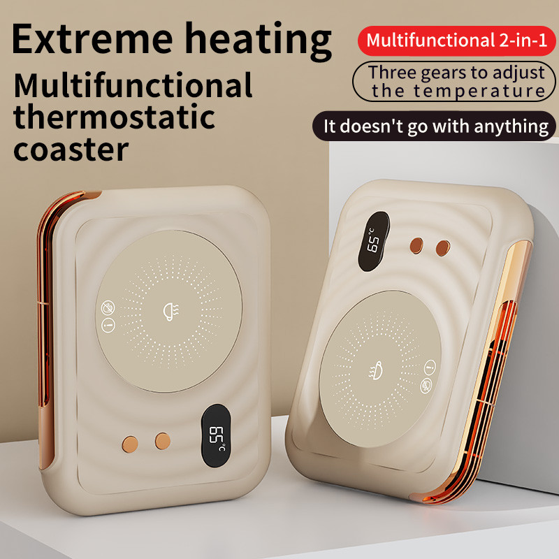 Smart Cup Warmer Efficient Heating 3 Temperature Setting Cup Warmer Mug Warmer Double Functions