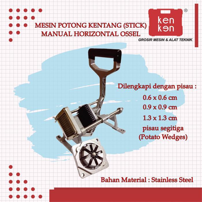 Alat Potong Kentang Manual Model Horizontal Potong Kentang Praktis
