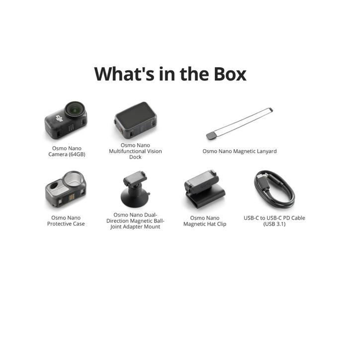 DJI Osmo Nano Action Cam 4K / DJI Nano Action Camera Garansi Resmi