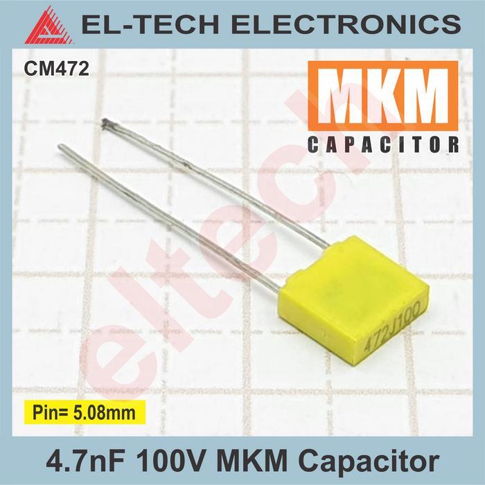 4.7nF 4.7 nF KpF Nano Farad MKM Capacitor Kapasitor