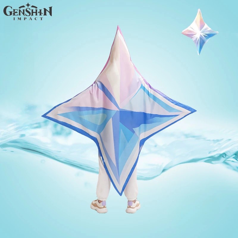 Genshin Impact Game Cosplay Primogem Costume Adult Halloween Carnival Cos Rare Currency Outfit Funny