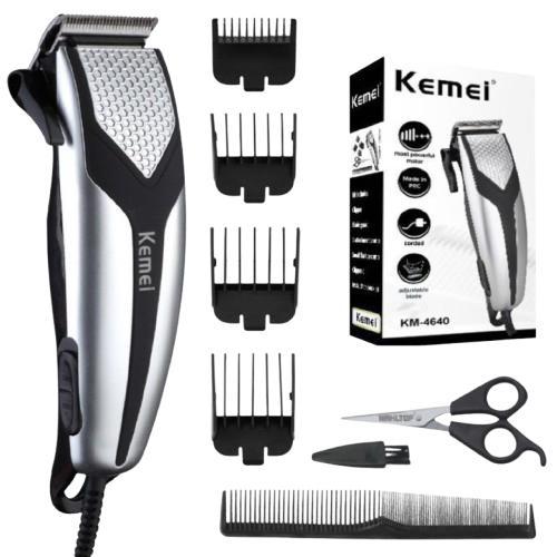Mesin Cukur Rambut Kabel KEMEI Standar Barbershop Alat Cukur Rambut Listrik Kemei ORIGINAL dengan