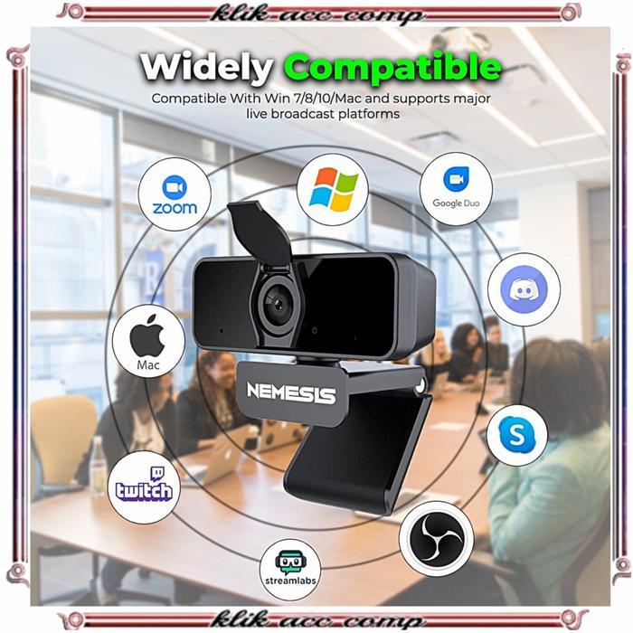 CAMERA WEBCAM A75 HEXA 1080P /CAMERA EXTERNAL LAPTOP PC