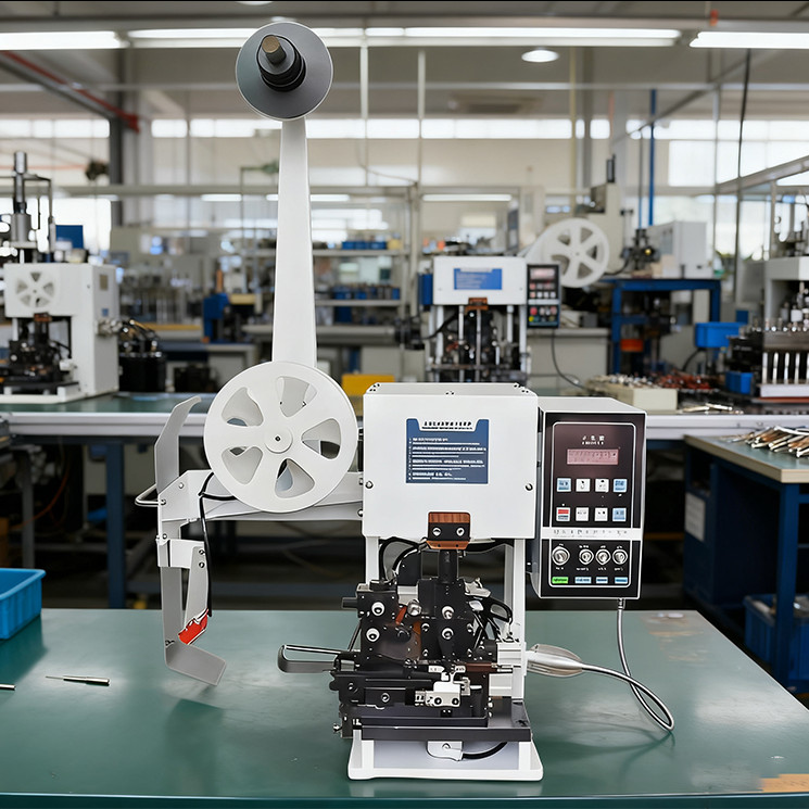 Fully Automatic Horizontal Terminal Crimping Wire Stripping Machine AWG36-AW20 Multicore Wires Cable