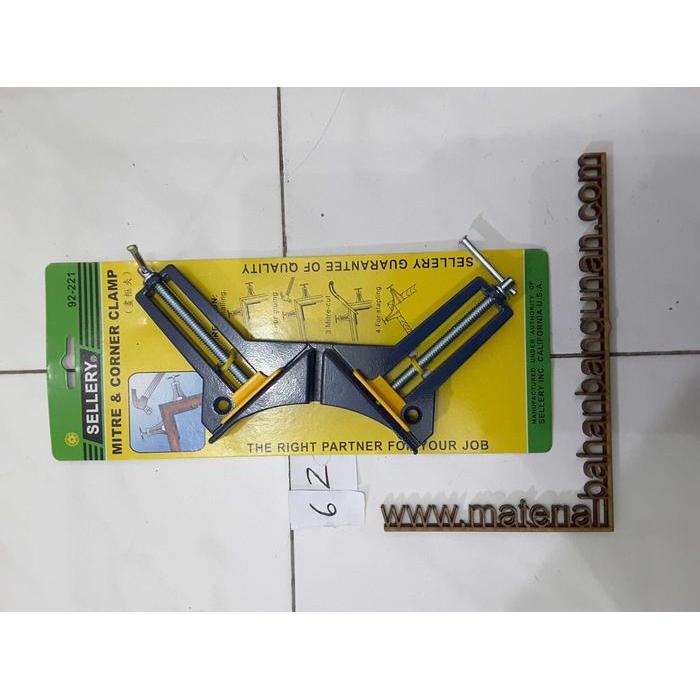 Klem Siku Corner Clamp Penjepit Siku Klem 75 Mm