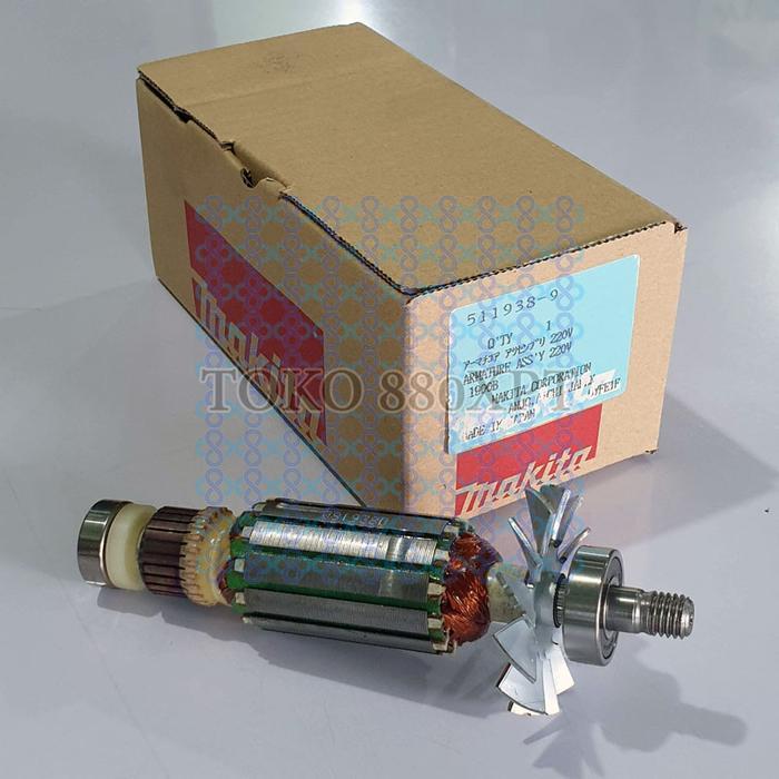 Armature Angker Rotor Makita N1900 N1900B N1923 N1923B Planer Makita 511938-9 Original Japan