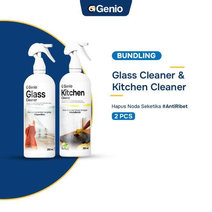 PAKET BUNDLING Genio Kitchen Cleaner & Genio Glass Cleaner