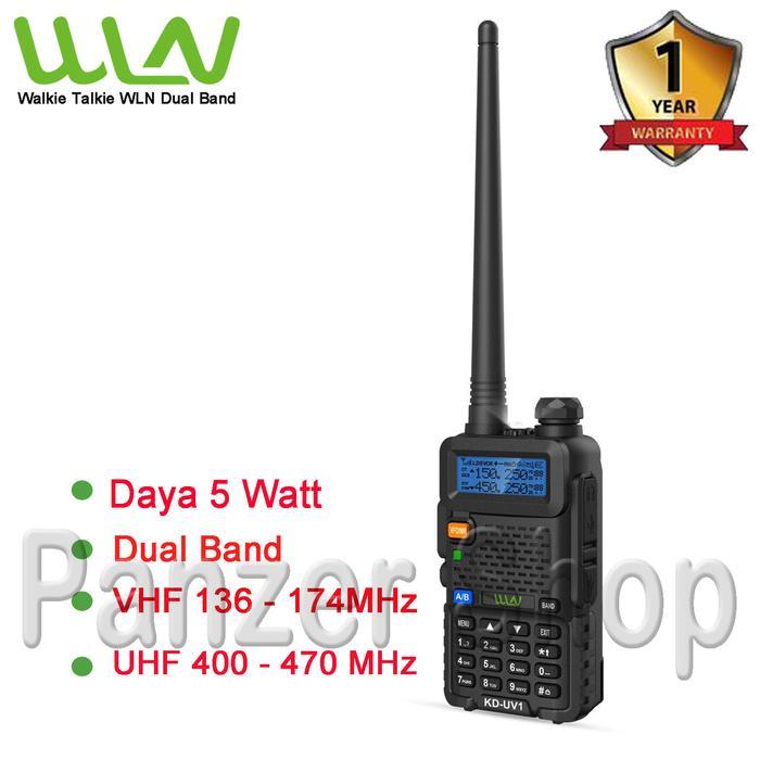 HT WLN KD-UV1 DUAL BAND UHF-VHF 5WATT ( ISI 1 PCS)