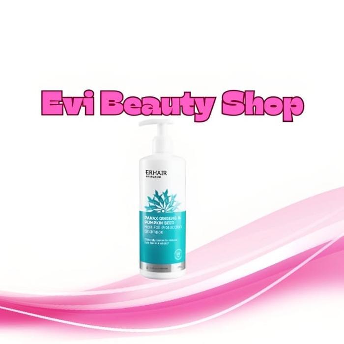 ERHAIR Hairgrow Shampo with Panax Ginseng & Pumpkin Seed Hair Fall Protection Shampo 370 ml - Shampo