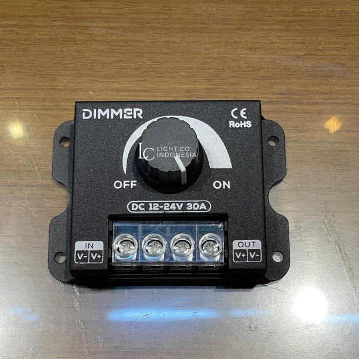 Saklar Dimmer Dc 12V Dc 24V 30A Dimmer Led Strip 12V 24V