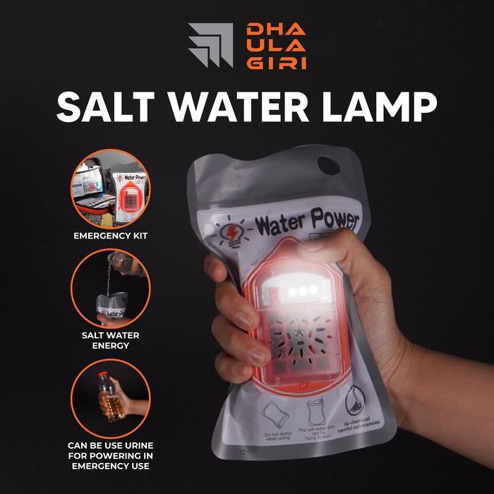 Emergency Salt Water Lamp Lampu Darurat Tanpa Baterai dan Tanpa Charge