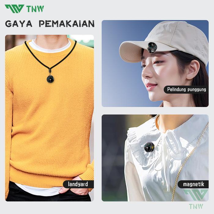 TNW A28 WIRELESS MICROPHONE MAGNETIC CLIP ON MIC LAVALIER MICROPHONE HP PLUG & PLAY NIRKABEL