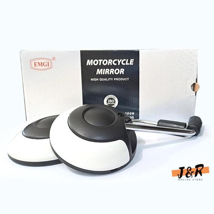 "New" Kaca Spion Motor Honda Scoopy EMGI Accessories Bulat