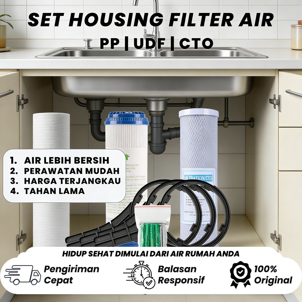 Filter Air Sumur / Filter Air Keruh /Paket Filter Air - DER DOLY
