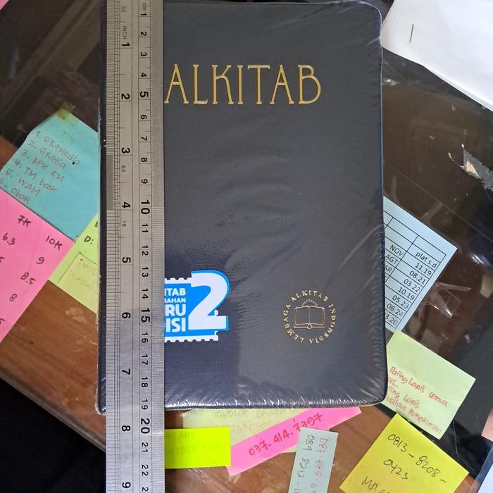 ALKITAB KRISTEN SEDANG INDEX TB2 052 LEMBAGA ALKITAB INDONESIA