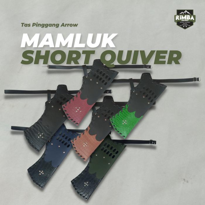 Quiver Mamluk Short / Quiver Mamluk / Quiver Horsebow / Short Quiver / Tas Pinggang Arrow / Archery