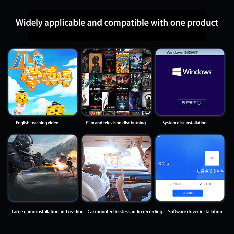 External Cd Lenovo Gp70 Pro Mobile Optical Drive External Cd Dvd Drive USB 2.0 Ultra-Thin External