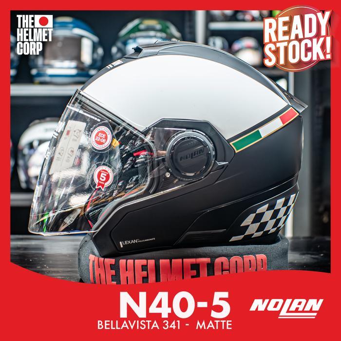 HELM HALF FACE NOLAN N40-5 BELLAVISTA 341 MATTE HELM HALF FACE PREMIUM N40-5