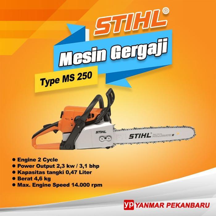 Mesin Gergaji Potong Kayu Tebang Pohon 20" Inch Chainsaw STIHL MS 250