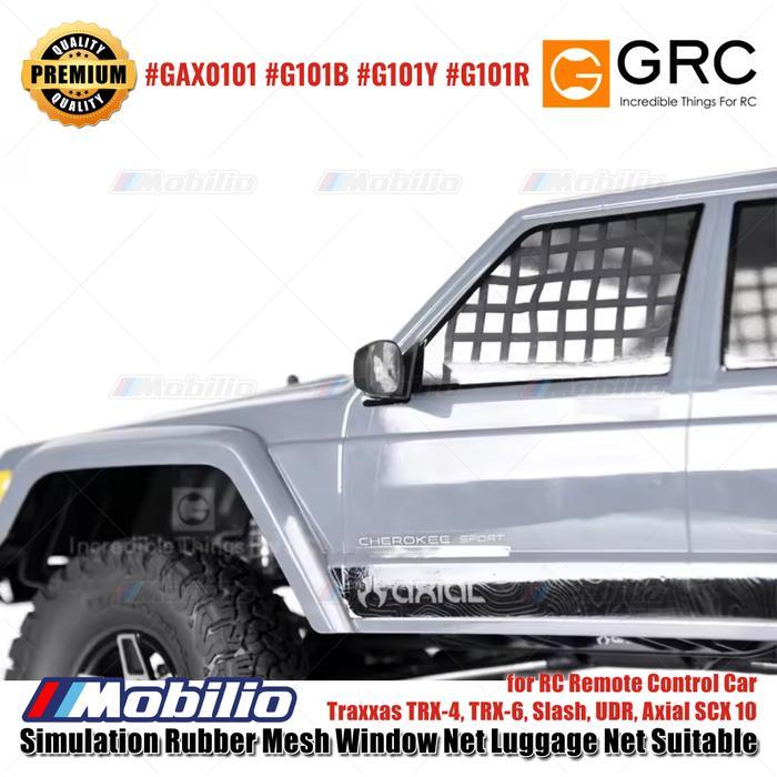 GRC SIMULATION RUBBER MESH WINDOW NET LUGGAGE NET SUITABLE FOR RC REMOTE CONTROL CAR TRX-4 TRX-6