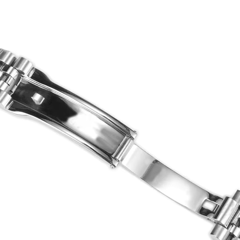 20mm Curved End President Watch Band For Seiko NH35 Datejust 904L Stainless Steel Watch Strap For