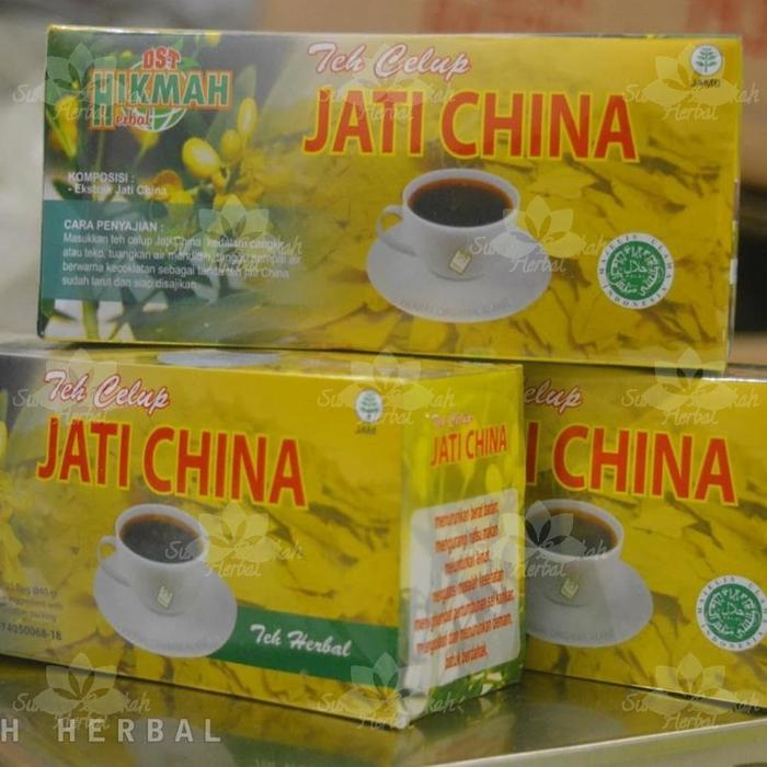 "New" Teh Celup Daun Jati Cina Hikmah Asli 100%