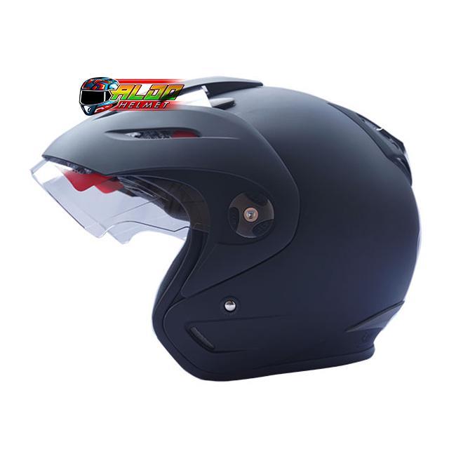 DISKON HELM KYT ROMEO SOLID BLACK DOFF #HELM CEWEK COWOK #KYT # HELM TERLARIS READY STOCK