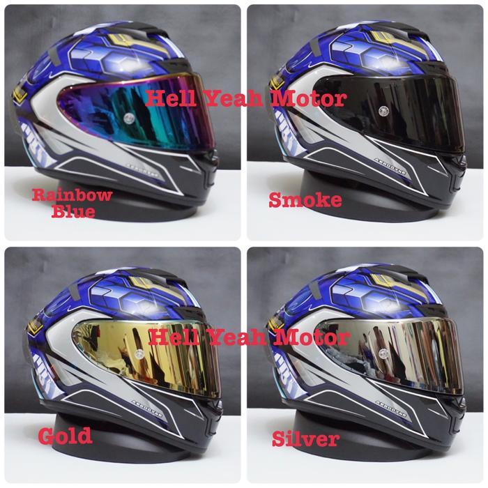 SIAPKIRIM Visor Scott RX 7 Visor Iridium Scott RX 7 Gold Smoke Blue READY STOCK